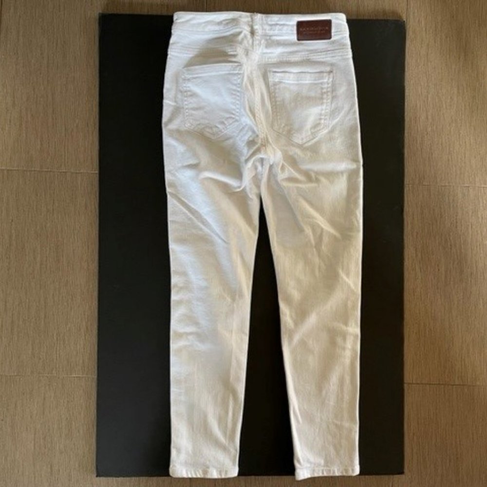 MAISON SCOTCH Amsterdams Blauw SKINNY WHITE JEANS Size 24 Regular, Like New - Picture 3 of 13